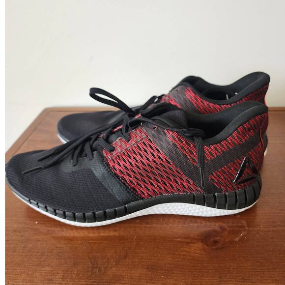 new reebok black mens running shoes size 9